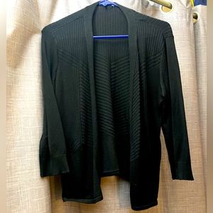 89th & Madison, M, Black Shawl/Cardigan